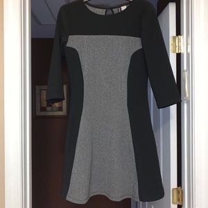 3/4 Sleeve Black/gray dress
